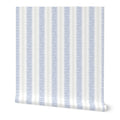 Light Blue Painted Stripe Wallpaper – Modern Coastal Style